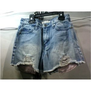 Habitual Kids Girls K3GI Shorts, Blue, Size Medium